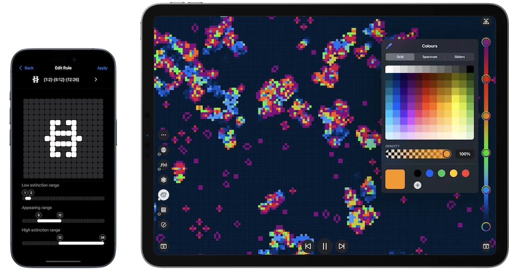 Tiamat cellular automata preview